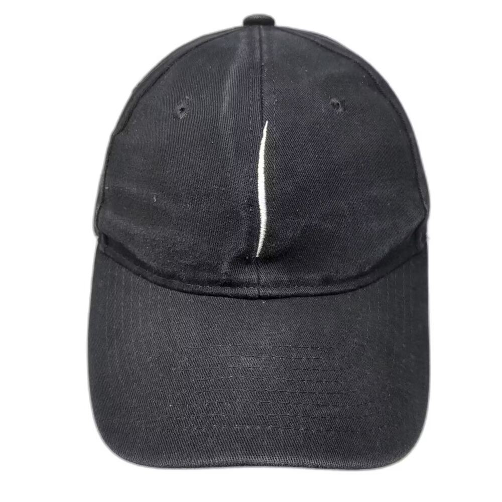 Happy Chef Sage Dining Baseball Cap Black One Size Embroidered Slideback Hat